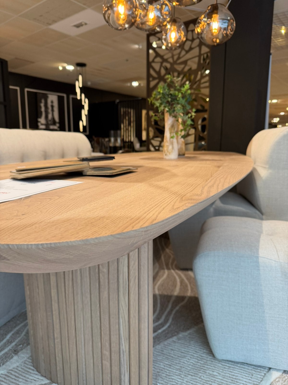 Eettafel Eiken, Huis en Inrichting, Tafels | Eettafels, 200 cm of meer, Zo goed als nieuw, Rechthoekig, 50 tot 100 cm