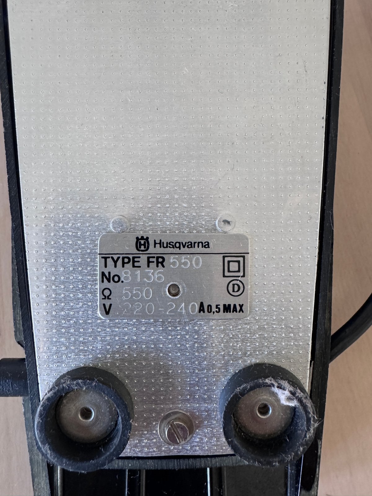 Voetpedaal Husqvarna naaimachine Type FR 550, Ophalen, Gebruikt, Toebehoren, Husqvarna