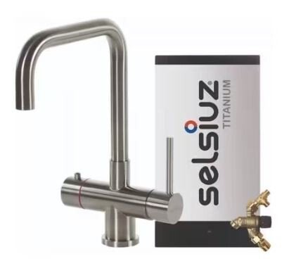 Selzius kokendwaterkraan Push & Turn RVS 3-in-1 -, Niet ingevuld, Niet ingevuld, Niet ingevuld