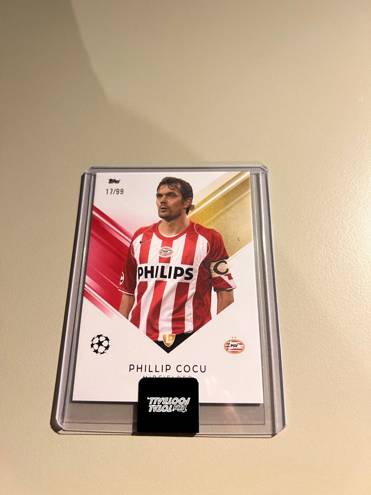 Phillip Cocu Topps Total Football Spelerskaart PSV 17/99, Verzamelen, Ophalen of Verzenden, Nieuw, PSV, Spelerskaart