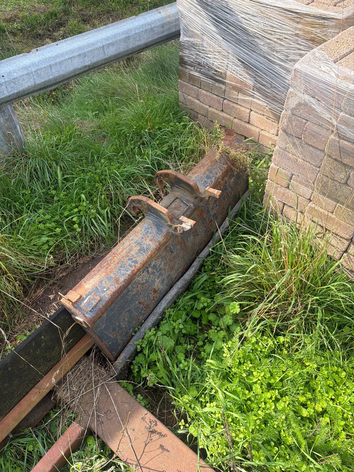 Grondschuif / egalisatieschuif 120 cm – CW05 aansluiting, Doe-het-zelf en Verbouw, Ophalen, Gebruikt