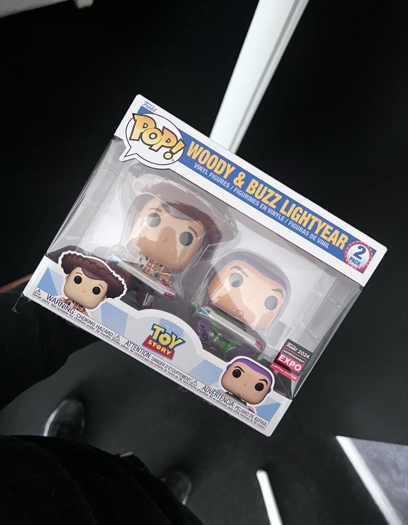 Funko Pop Woody & Buzz Lightyear 2-pack Limited Edition, Ophalen of Verzenden, Nieuw