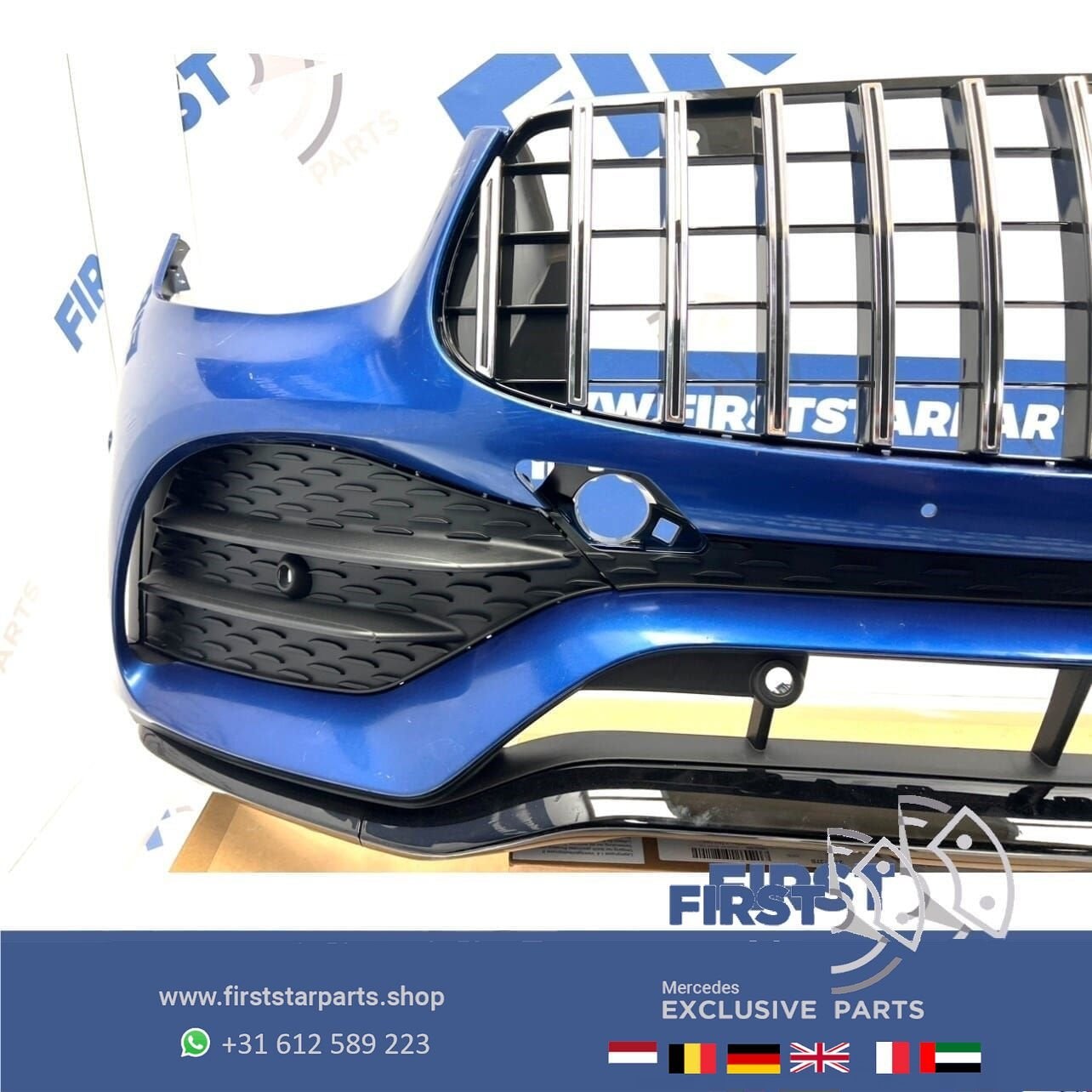 W253 BUMPER GLC FACELIFT AMG VOORBUMPER Mercedes 2018-2022 B, Auto-onderdelen, Gebruikt, -, Voor, Ophalen of Verzenden