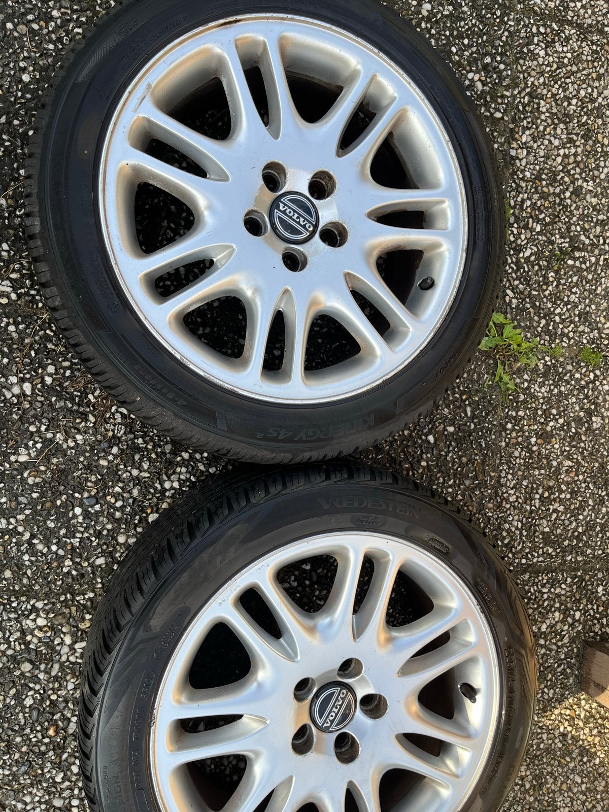 Volvo v70 velgen met all season banden- 225/45 R17, Ophalen, Gebruikt