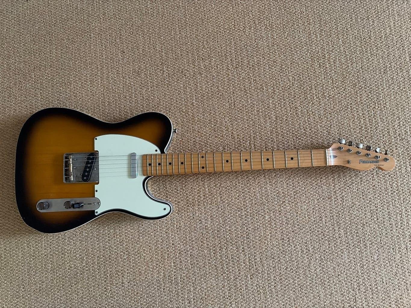 Fernandes 'The Revival' Telecaster, Muziek en Instrumenten, Ophalen, Zo goed als nieuw, Solid body, Overige merken