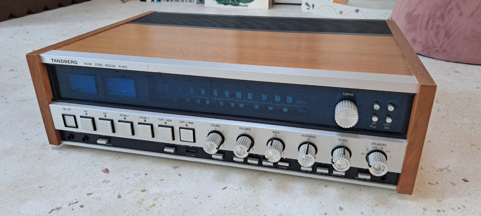 Vintage Tandberg TR 2075 versterker uit de jaren 70, Gebruikt, 60 tot 120 watt, Stereo, Ophalen