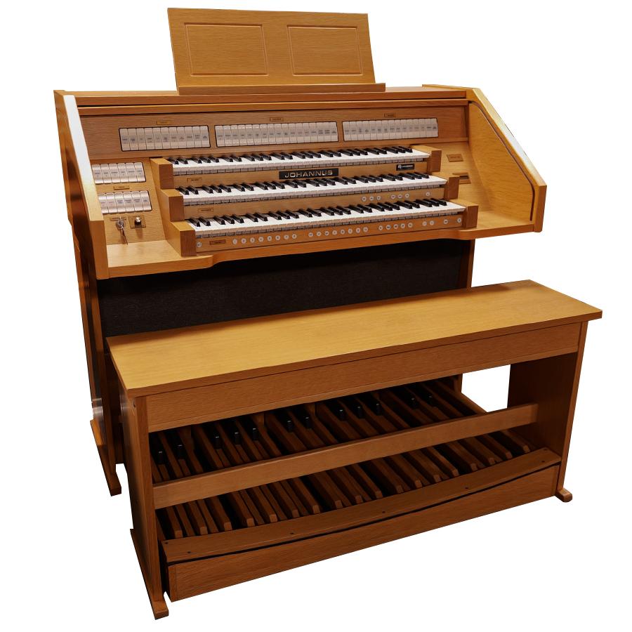 Johannus opus 35 Blank Eiken, Gebruikt, Johannus, 3 klavieren, Ophalen of Verzenden