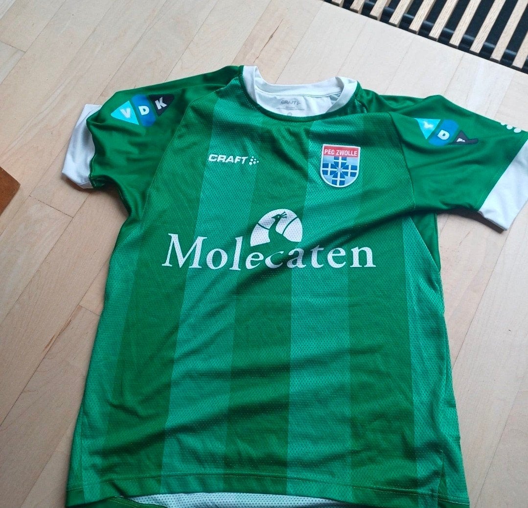 PEC Zwolle Voetbaltenue (Shirt, Broekje, Sokken), Ophalen of Verzenden, Gedragen, Groen, Overige typen