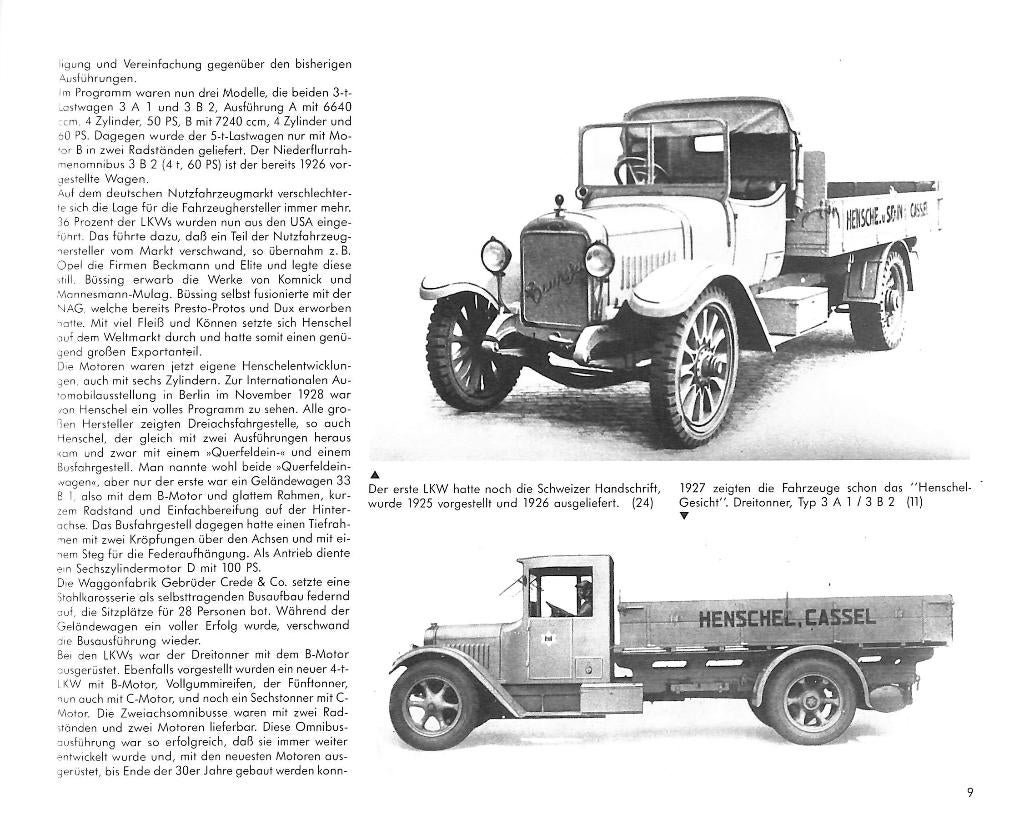 Henschel LKW's, Verzenden, Zo goed als nieuw, Karlheinz Hess, Vrachtwagen