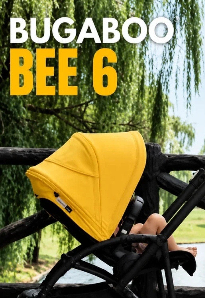 NIEUW. Bugaboo Bee 6 zonnekap - Lemon yellow, Ophalen of Verzenden, Nieuw, Zonnekap