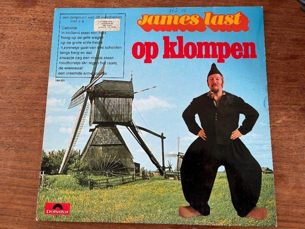 LP James Last op klompen een potpourri van 28 volksliedjes, LP, Gebruikt, Pop, Ophalen of Verzenden