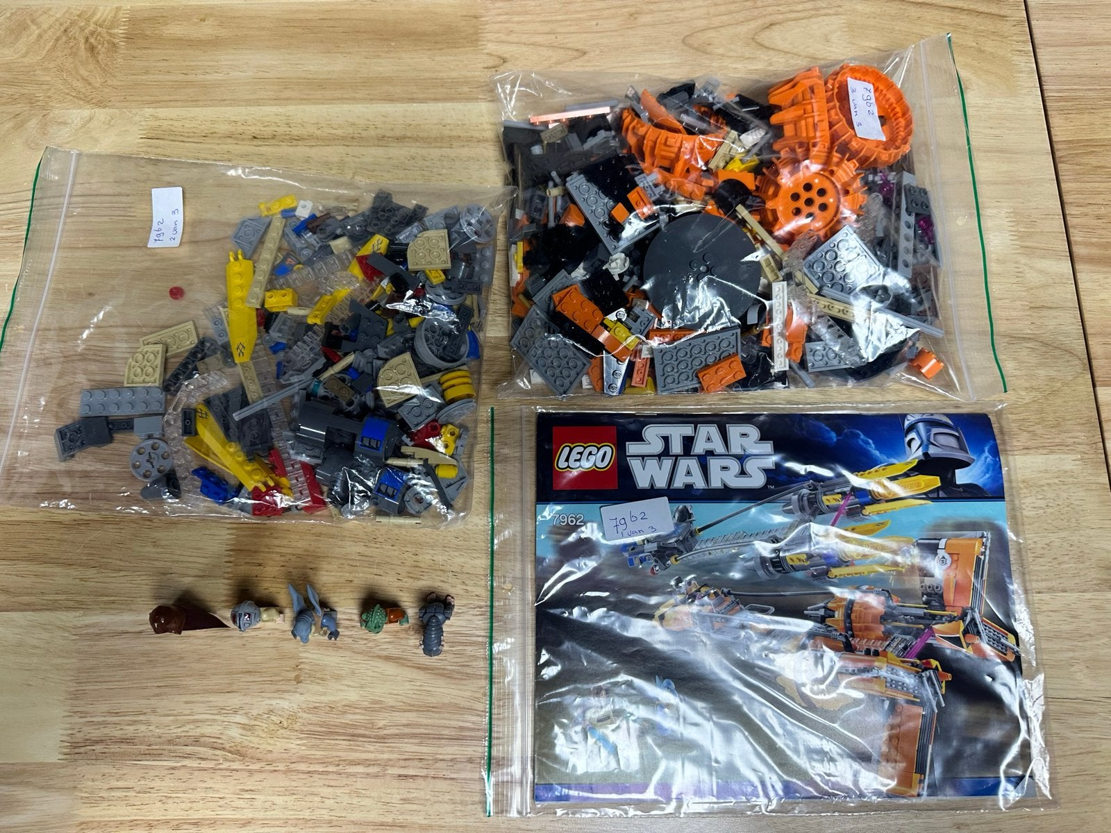 LEGO Star Wars 7962 Anakin Skywalker & Sebulba's Podracers, Ophalen of Verzenden, Zo goed als nieuw, Lego