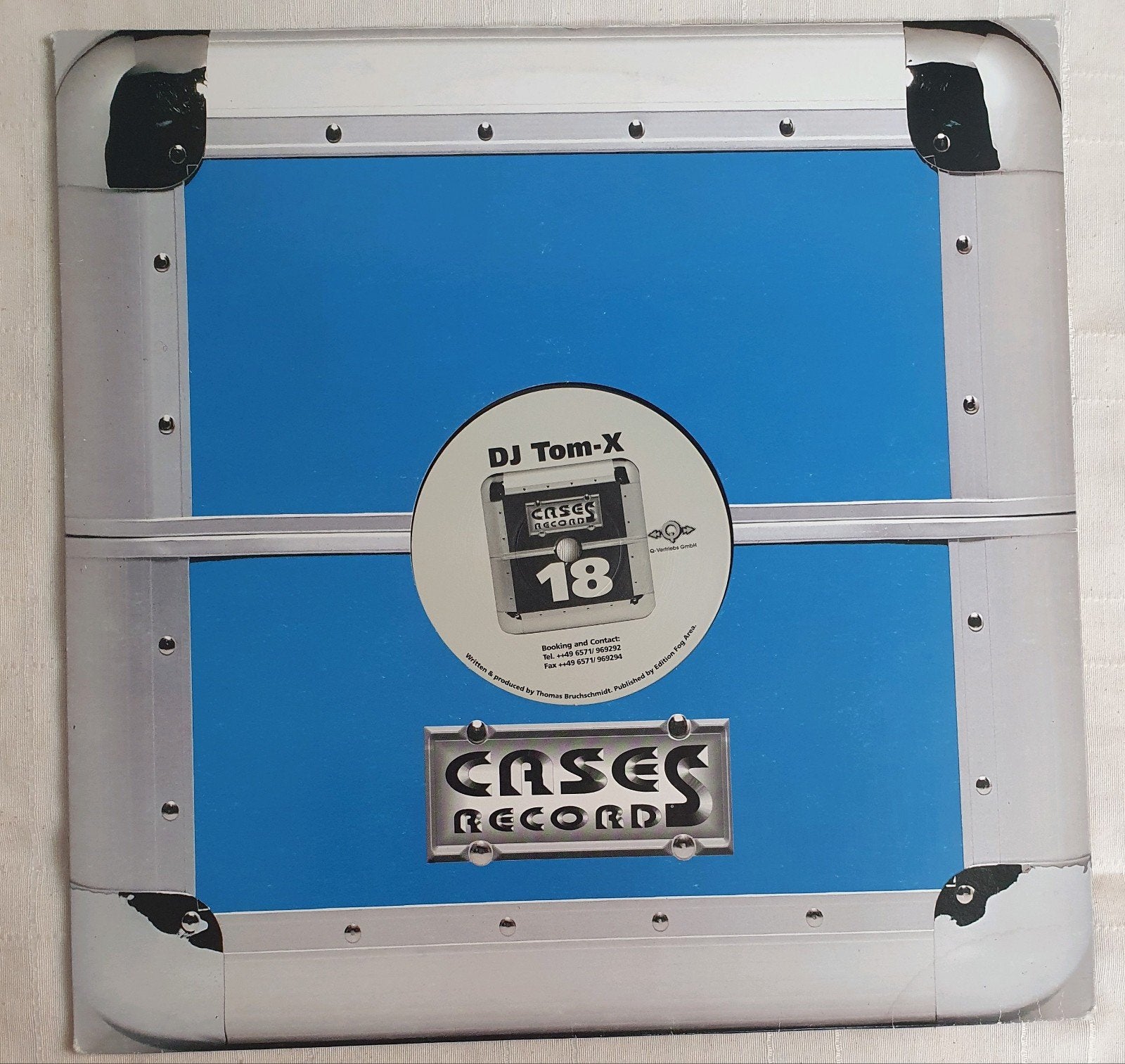 Vinyl 12" DJ Tom-X - Cocaine - Cases 18 - 2002, Cd's en Dvd's, Vinyl | Dance en House, Trance, Verzenden, Zo goed als nieuw, EP