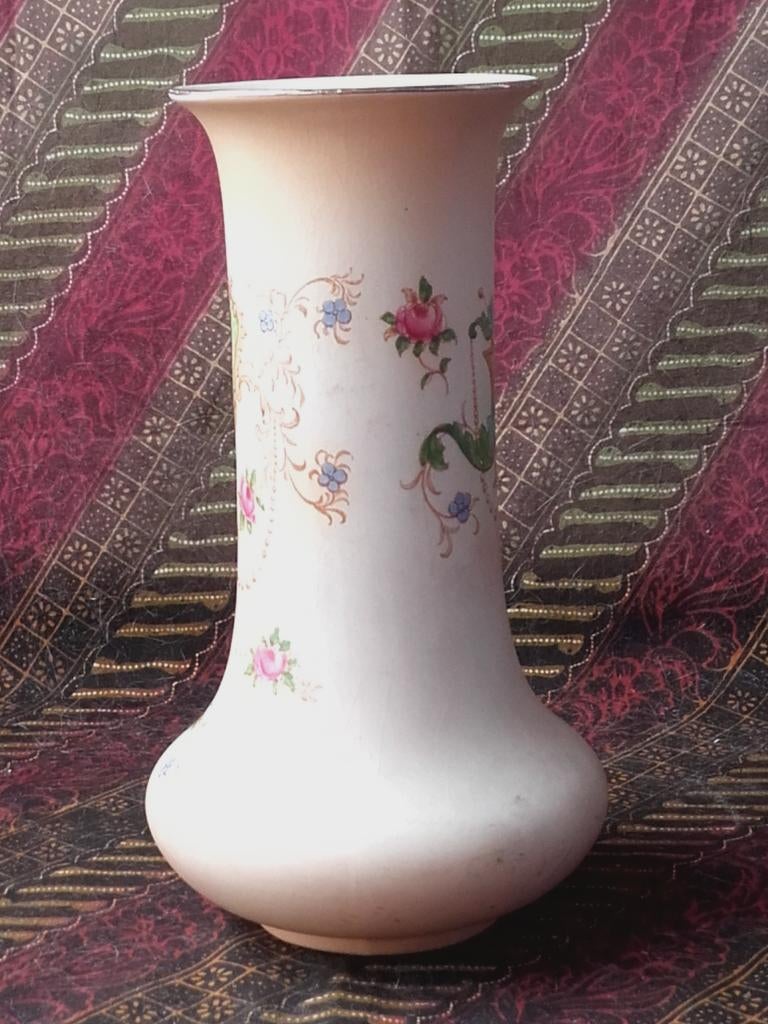 Mooie antieke vaas uit Engeland van Cameo Ducal porselein., Ophalen of Verzenden