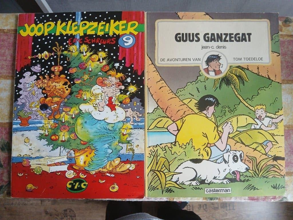 stripbladen Guus Ganzegat, Joop Klepzeiker, Gelezen, Eén stripboek, Diverse auteurs, Ophalen of Verzenden
