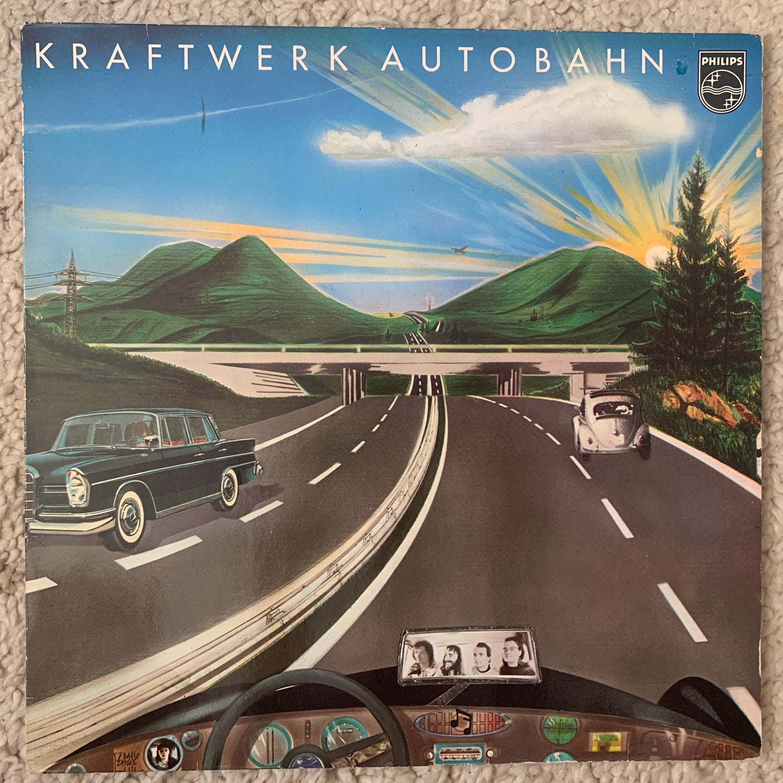 Lp / kraftwerk / autobahn, Ophalen of Verzenden, Gebruikt