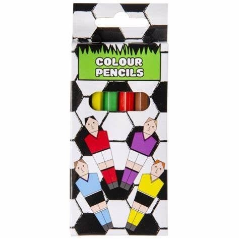 PARTIJ KLEURPOTLOODJES 6 STUKS VOETBAL, ., Nieuw, Ophalen of Verzenden, .
