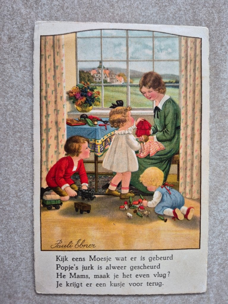 Pauli Ebner kinderkaart Nr. 28, Ophalen of Verzenden, 1940 tot 1960, Gelopen, Kinderen