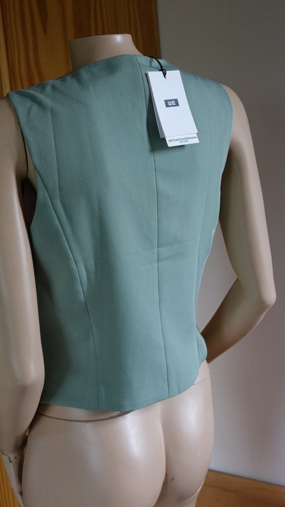 nieuw groen gevoerd WE gilet, Kleding | Dames, Bodywarmers, Verzenden, WE, Nieuw, Maat 36 (S)