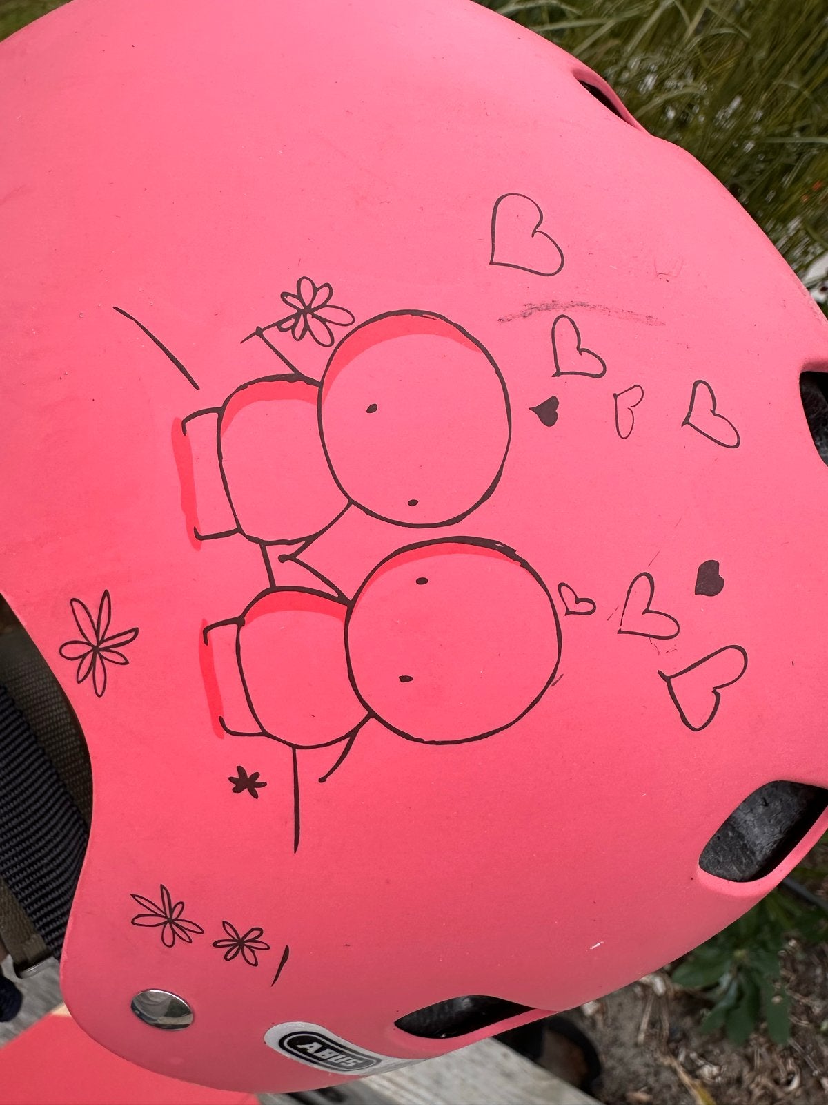 Abus Kinderfietshelm Roze - Maat 48-55cm, Ophalen of Verzenden, Gebruikt, Overige maten, Jongen of Meisje