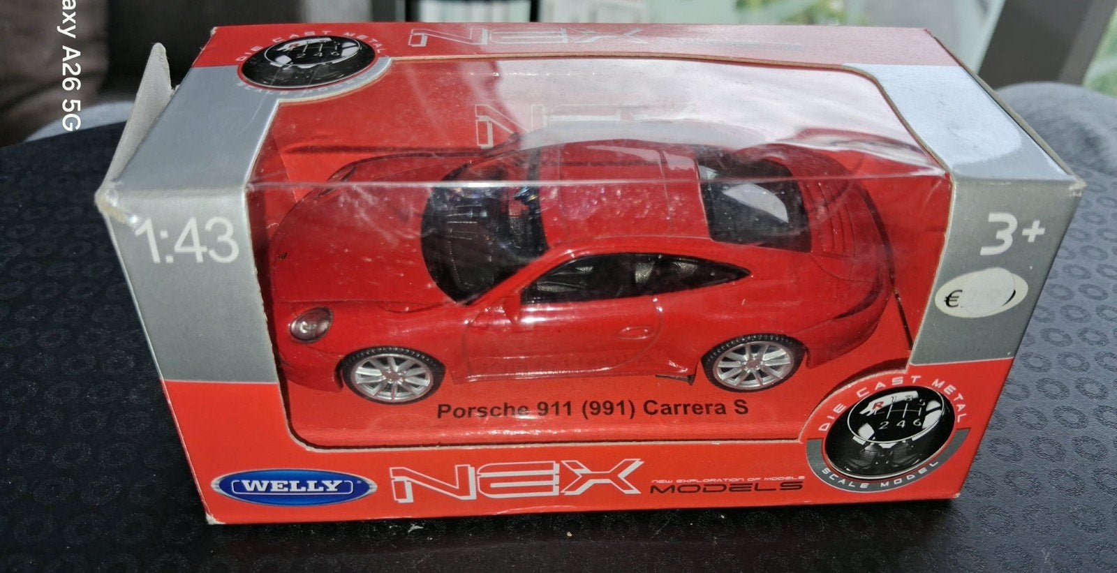 Porsche 911 Carrera S (991) modelauto van Nex (Welly), Ophalen of Verzenden