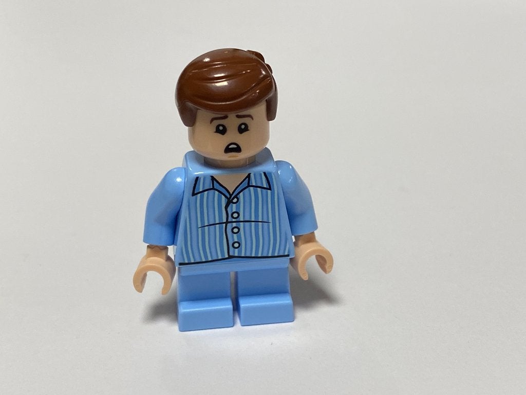 Lego nieuwe Minifiguur hp317 Dirk Duffeling in pyjama, Compleet, Lego, Ophalen of Verzenden, Minifiguur