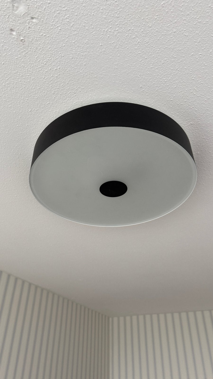 Philips Hue Plafondlamp met Dimmer - Zwart/Wit, Modern, Zwart, Dimbaar, Ophalen of Verzenden