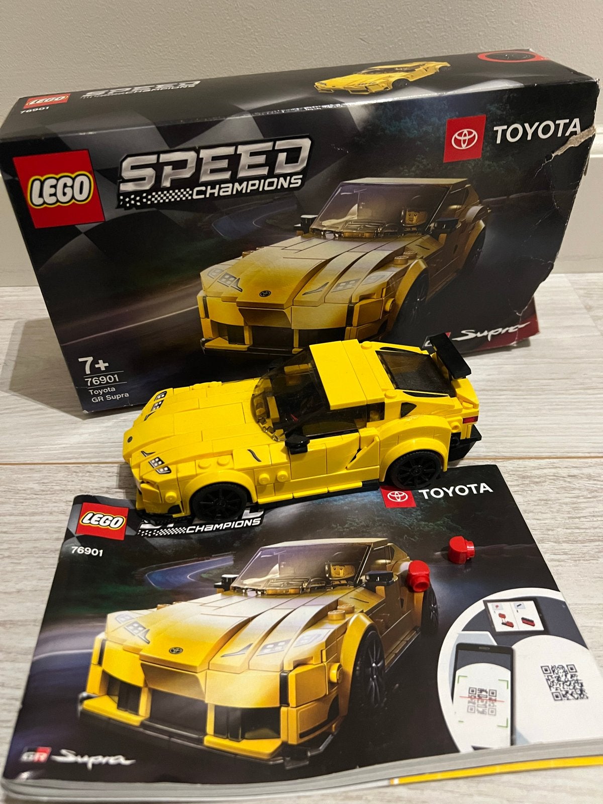 LEGO Speed Champions 76901 Toyota GR Supra, Ophalen of Verzenden, Zo goed als nieuw, Overige merken