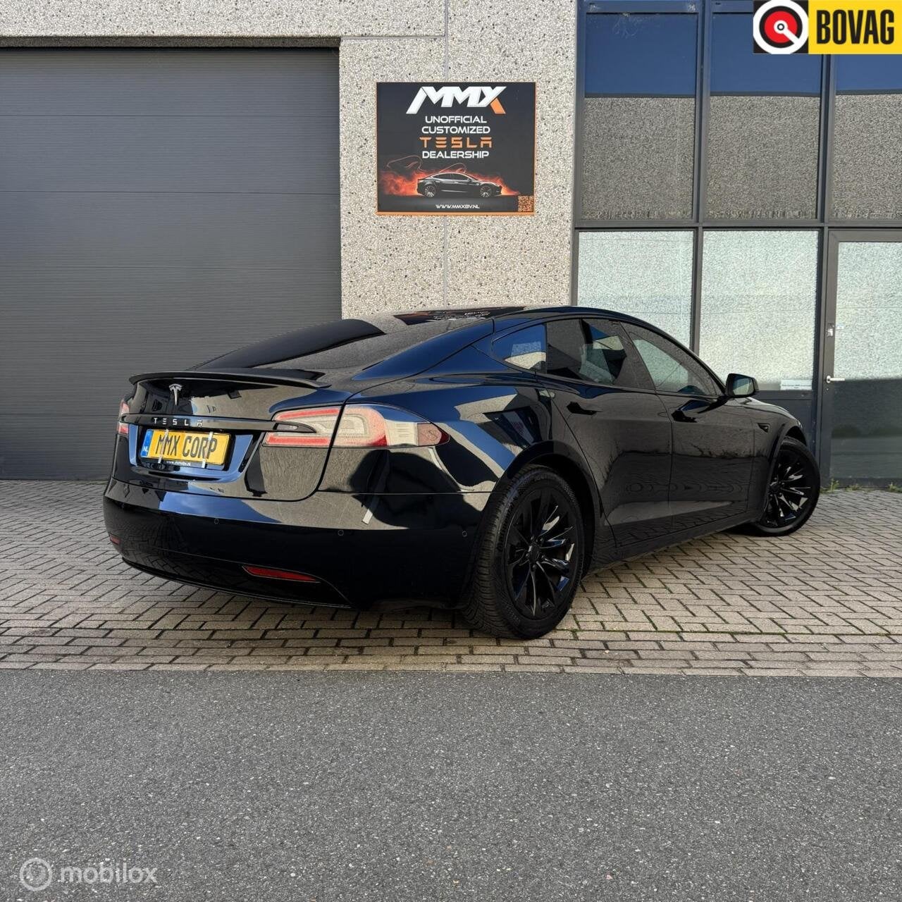 Tesla Model S 100D + FSD + SOH 83%, Auto's, Automaat, Zwart, Leder, Vierwielaandrijving