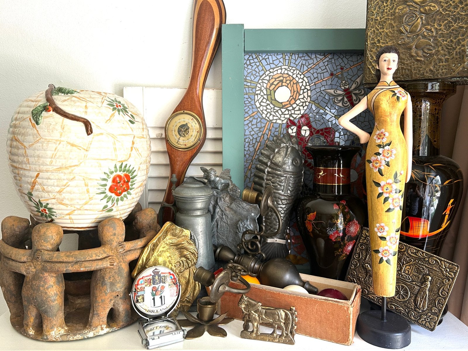 Vintage rommelmarktspullen vlooienmarkt OPHALEN, Diversen, Rommelmarktspullen, Ophalen