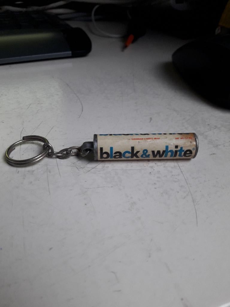 Black & White mint sleutelhanger (Z173-103), Ophalen of Verzenden, Zo goed als nieuw
