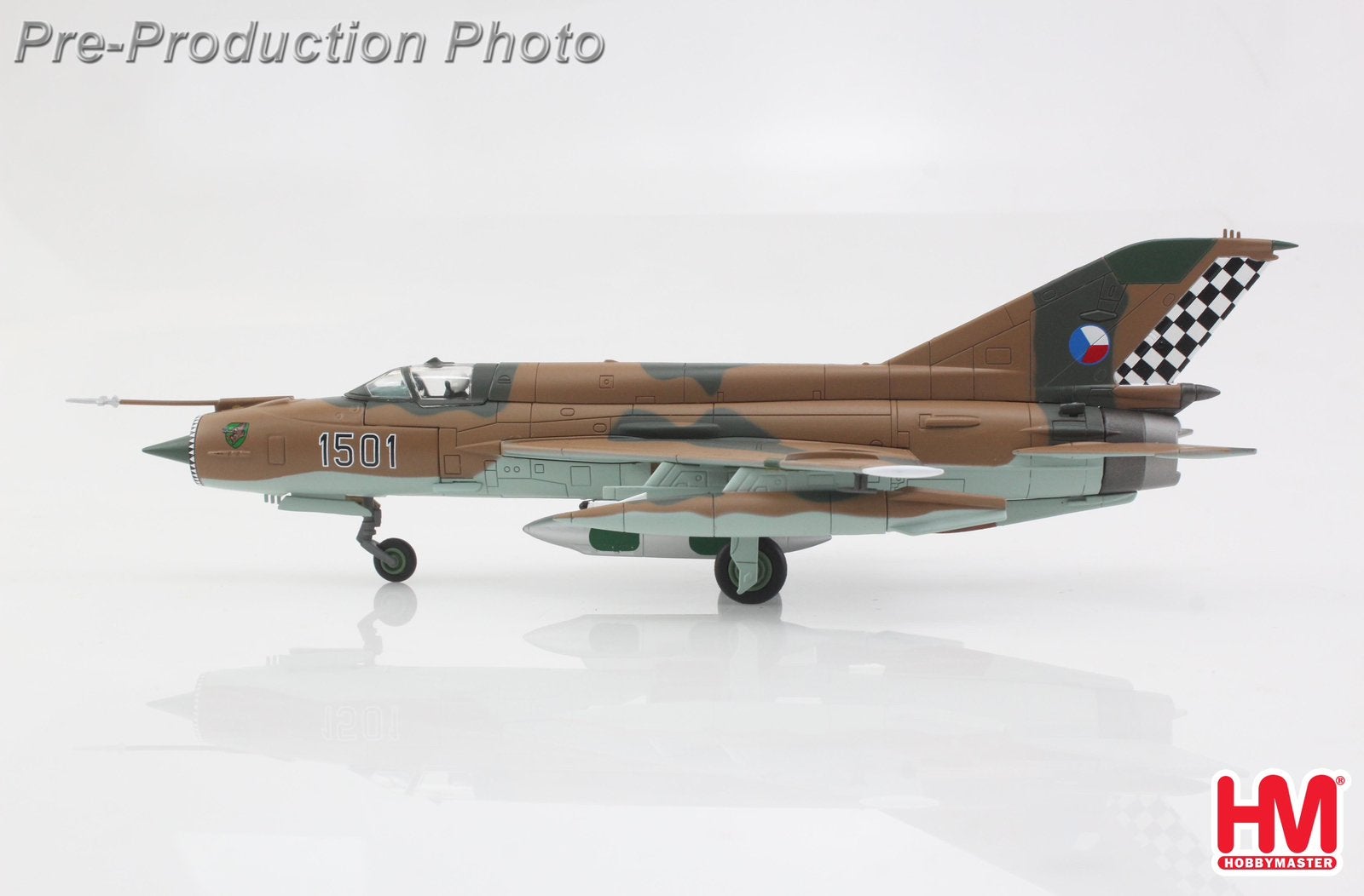 Hobby Master HA0006 | Mikoyan-Gurevich MIG-21R Fishbed, Ophalen, Schaalmodel, Nieuw, Pilot Station