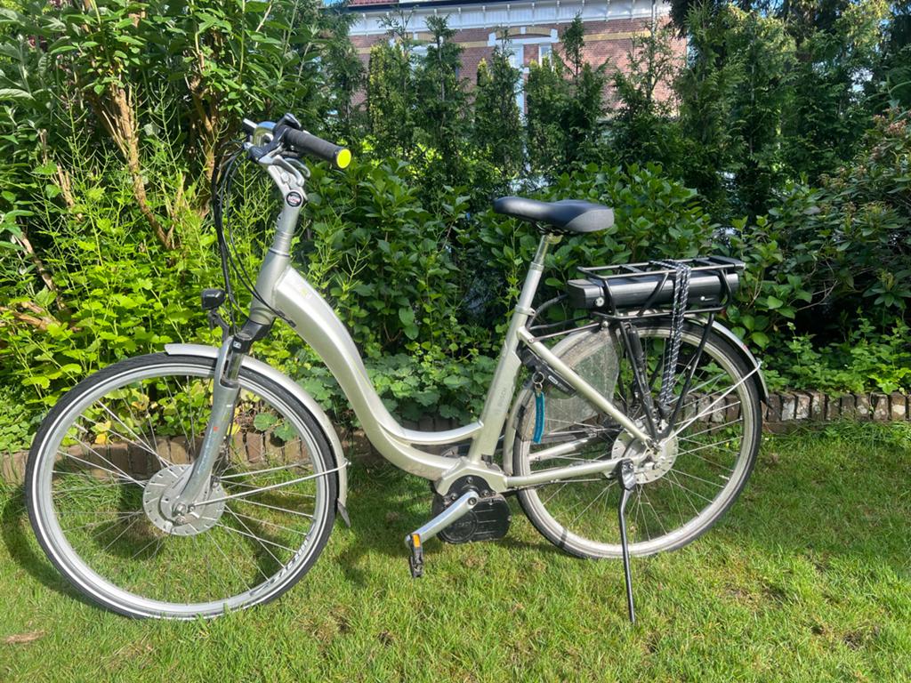 Bosch Dutch ID E-Bike: Freewheel defect, goede accu/display., Gebruikt, 59 cm of meer, 50 km per accu of meer, Ophalen