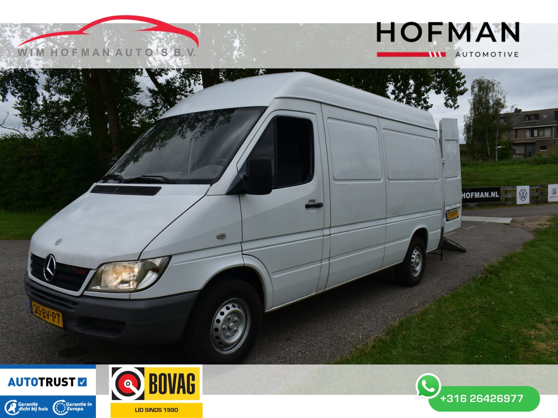 Mercedes-Benz Sprinter 208 CDI 2.2 355 HD Trkhaak Oprijplate, Auto's, Gebruikt, 4 cilinders, 82 pk, 1960 kg