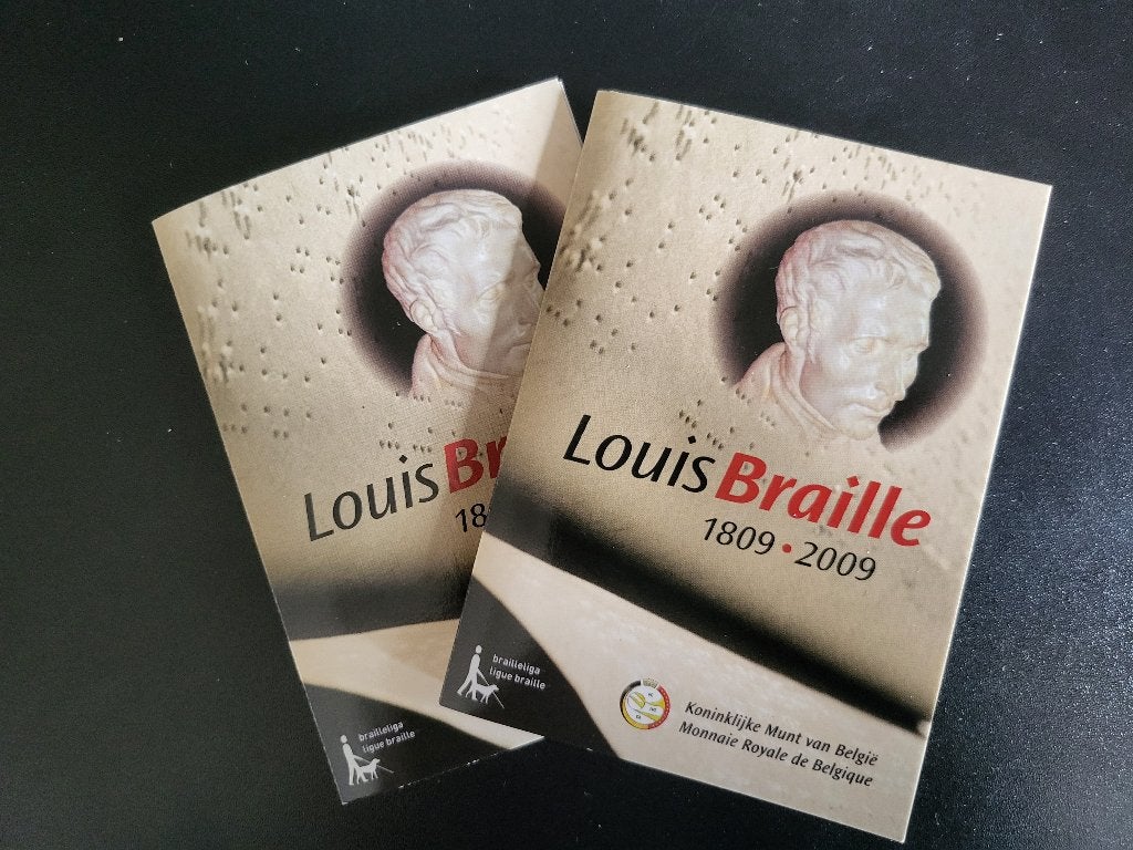 2 euro herdenkingsmunt België 2009 '200 jaar Braille' FDC, Ophalen of Verzenden, België, 2 euro