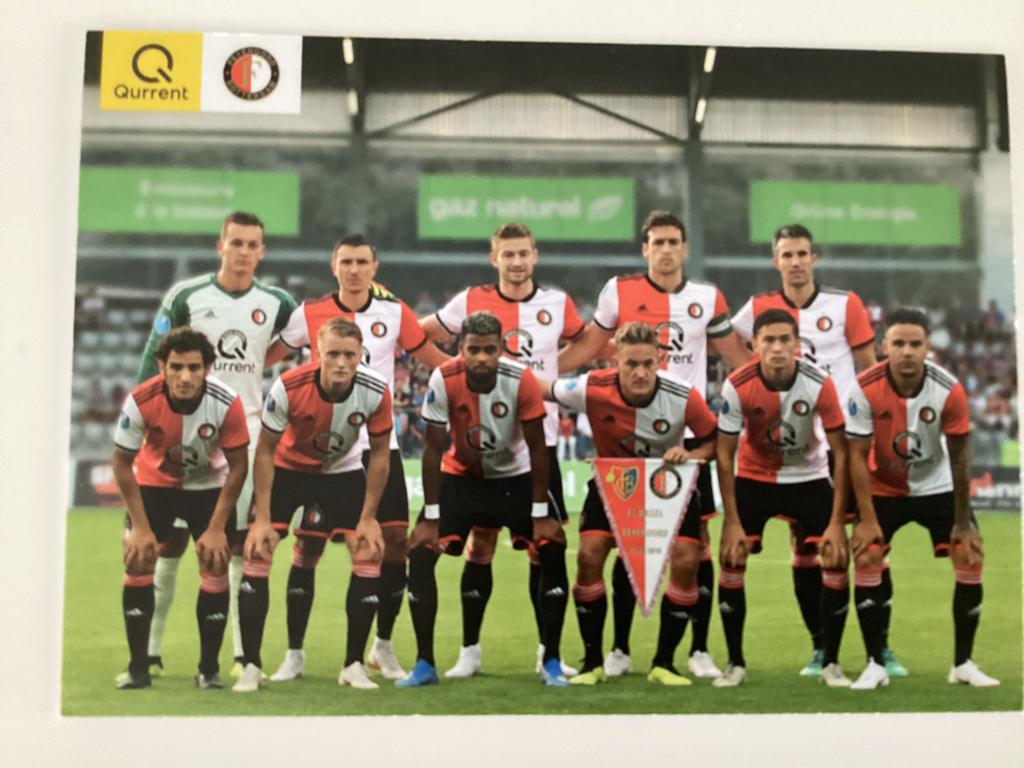 Elftalkaart Feyenoord, Ophalen of Verzenden, Zo goed als nieuw, Feyenoord