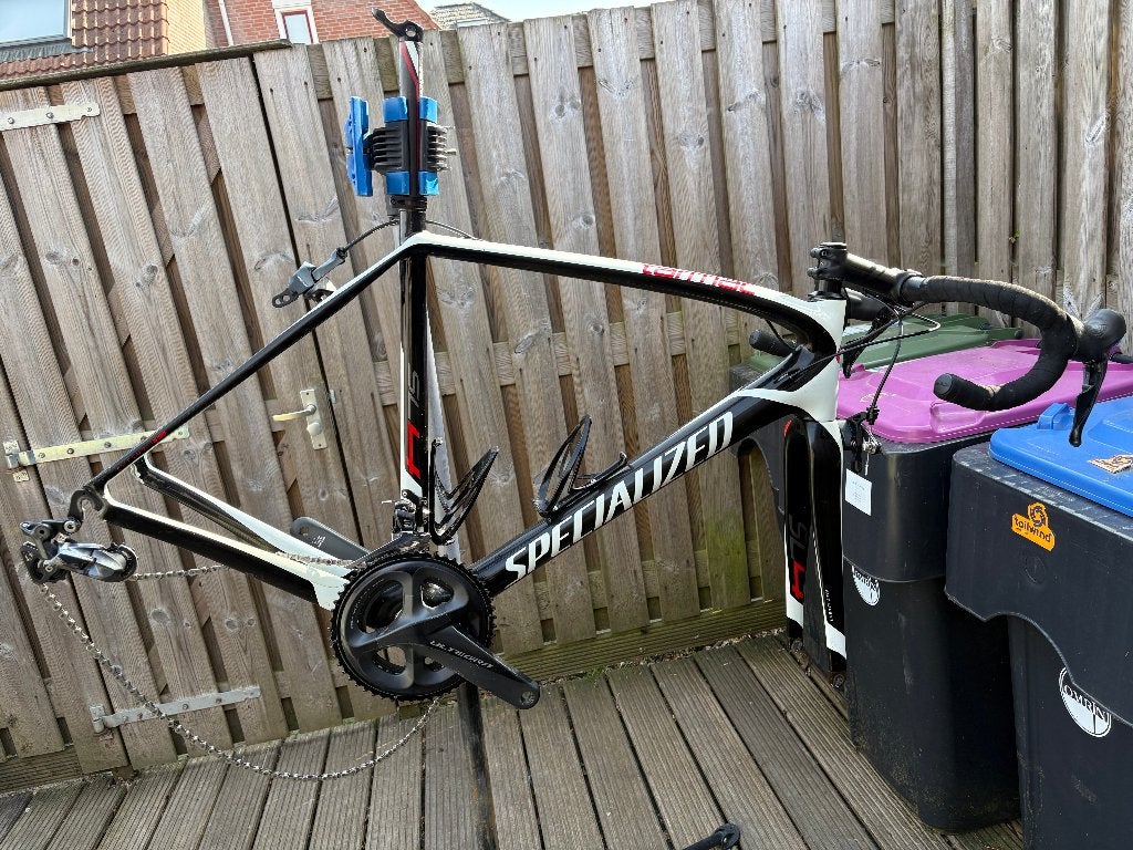 Specialized Tarmac SL4 Elite Maat 56 (frame + groepset), Fietsen en Brommers, Gebruikt, Carbon, Overige maten, Meer dan 20 versnellingen