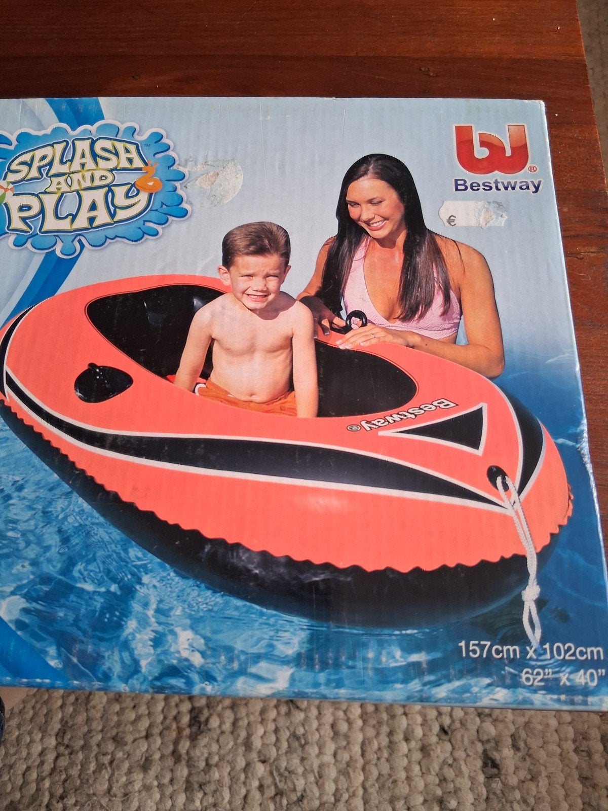 Kinder roeioot van Bestway  157x102 cm   nieuw in de doos, Ophalen of Verzenden, Nieuw