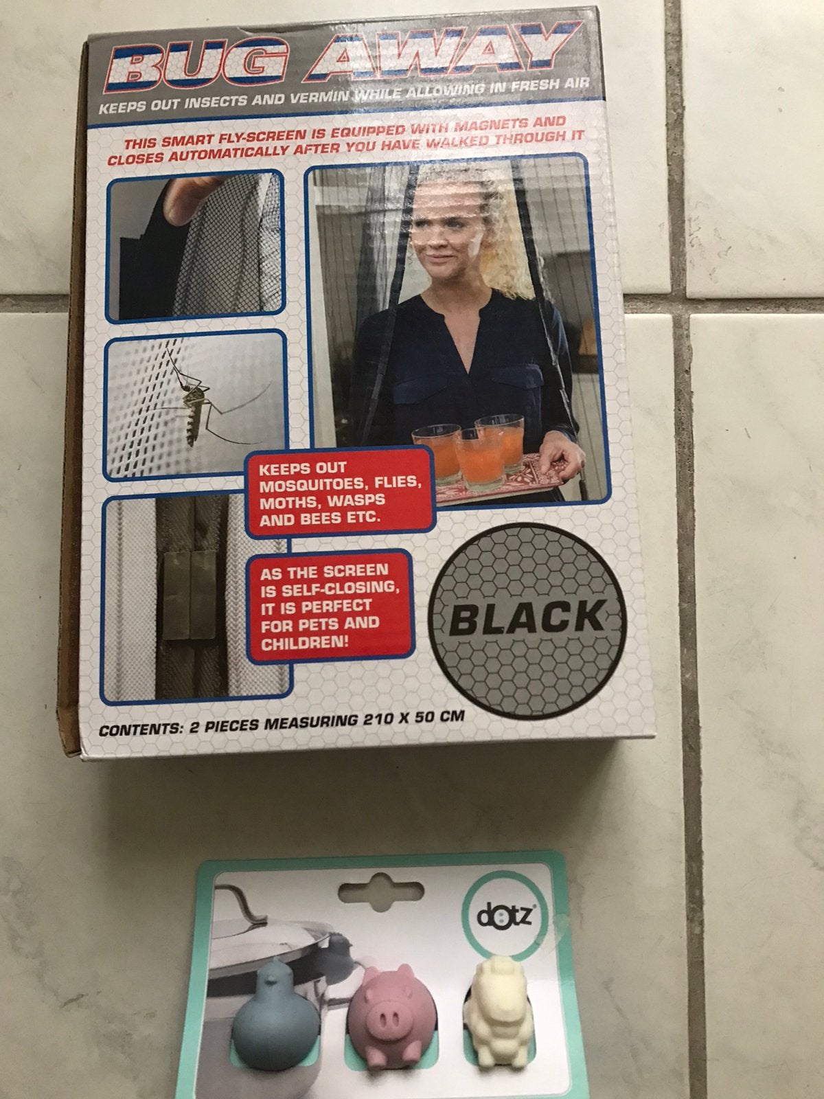 Horgordijn ( nieuw ) en stoomaflaters voor pannen, Ophalen of Verzenden, Zo goed als nieuw