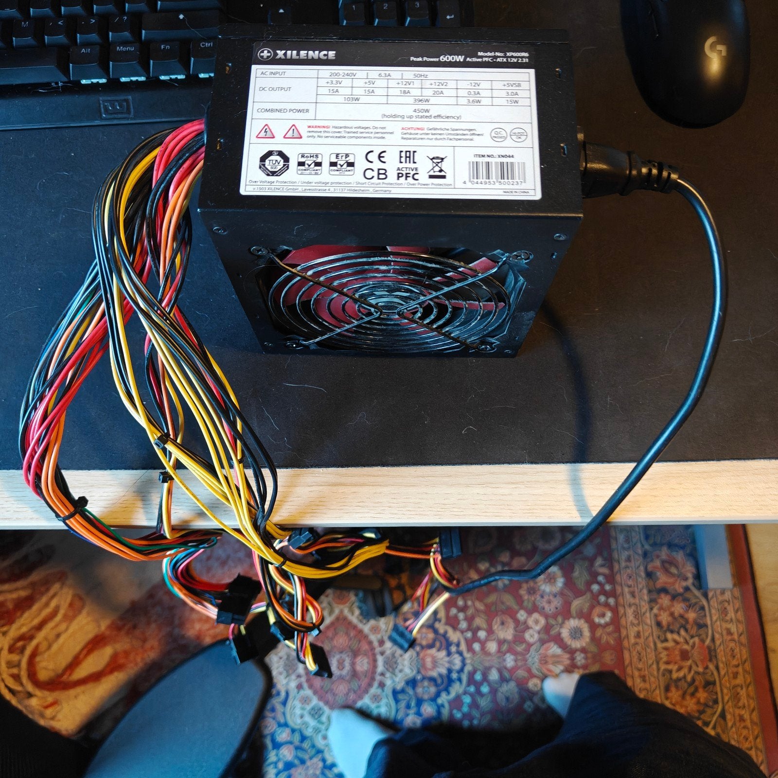 Xilence XP600R6 600W PC Voeding, Ophalen of Verzenden
