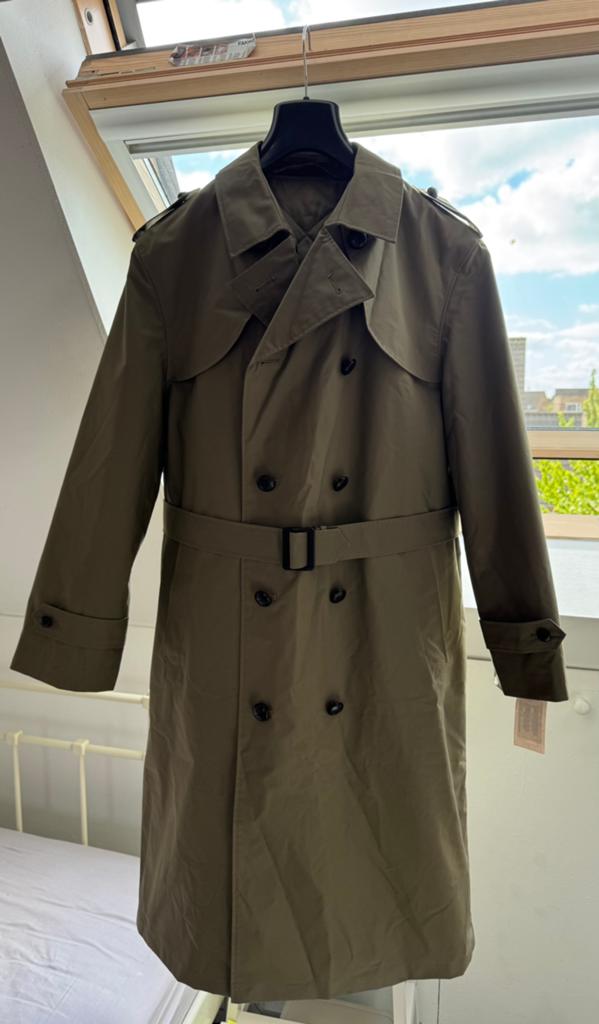 Nieuwe Defensie Trenchcoat/Regenjas (Maat 50) incl. voering, Ophalen of Verzenden, Nieuw, Maat 48/50 (M), Groen