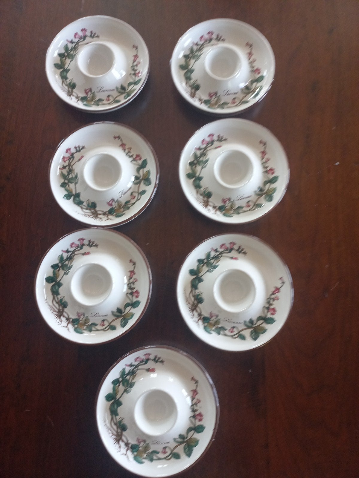 Villeroy & Boch 7 stuks eierdop schotels Botanica, Ophalen of Verzenden