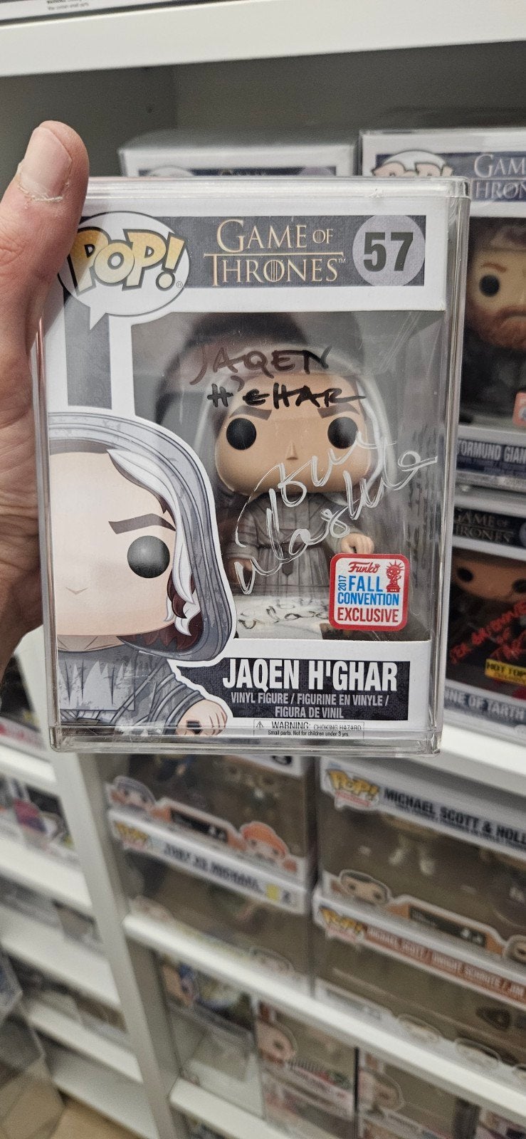 Funko Pop Jaqen H'ghar #57 gesigneerd, Ophalen of Verzenden