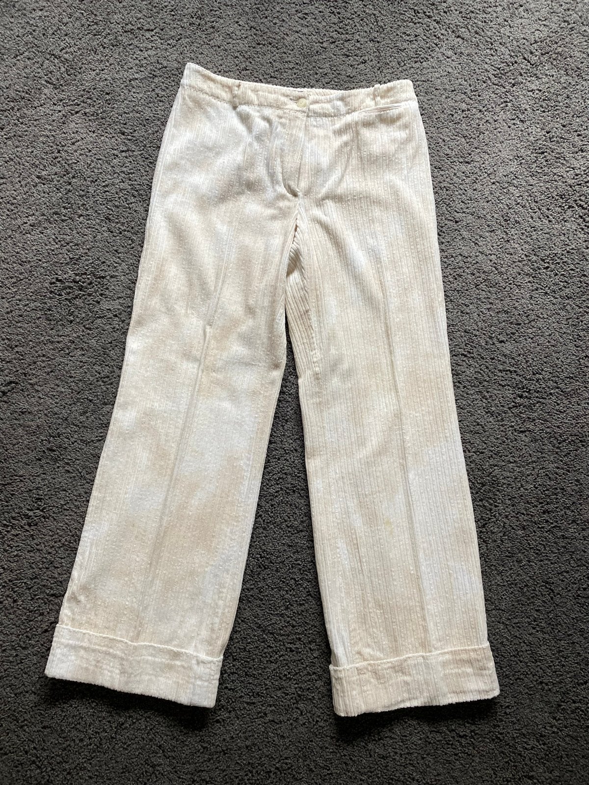 Kapalua Crème Ribfluwelen Pantalon Maat 40, Kleding | Dames, Ophalen of Verzenden, Gedragen, Maat 38/40 (M), Beige