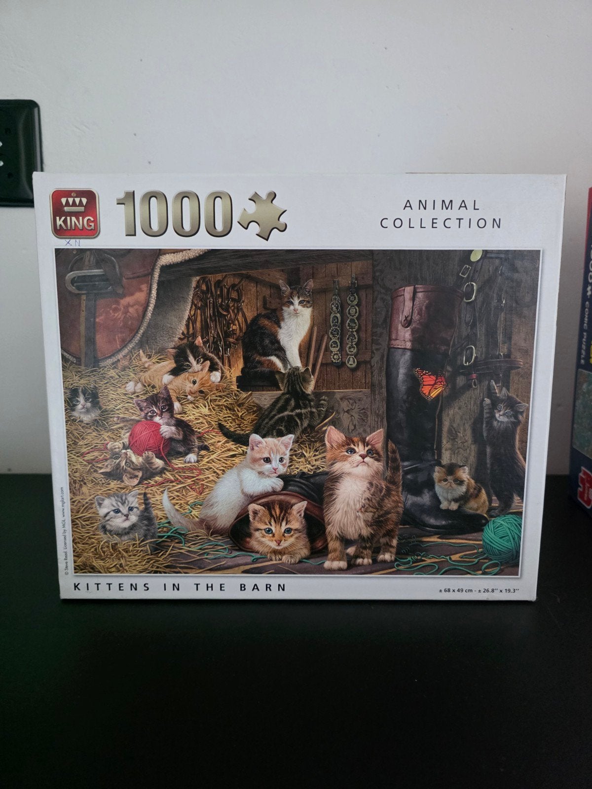 Legpuzzel 1000 stukjes - Kittens in de schuur, Ophalen of Verzenden