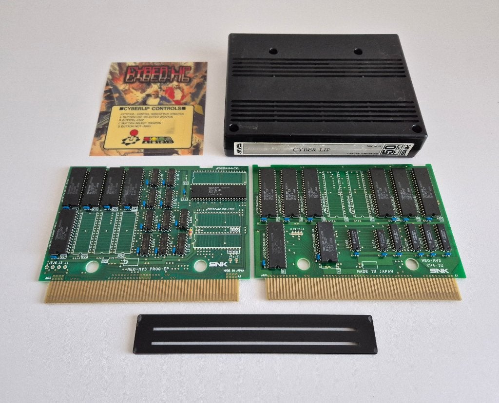Cyber-Lip SNK Neo Geo MVS Video Game Arcade Cartridge, 1 speler, Ophalen of Verzenden, Gebruikt, Vanaf 12 jaar