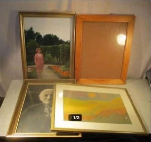 4 Mooie Houten Fotolijsten - 47x35, Audio, Tv en Foto, Fotografie | Fotolijsten, Zo goed als nieuw, Hout, Met glas, Ophalen of Verzenden