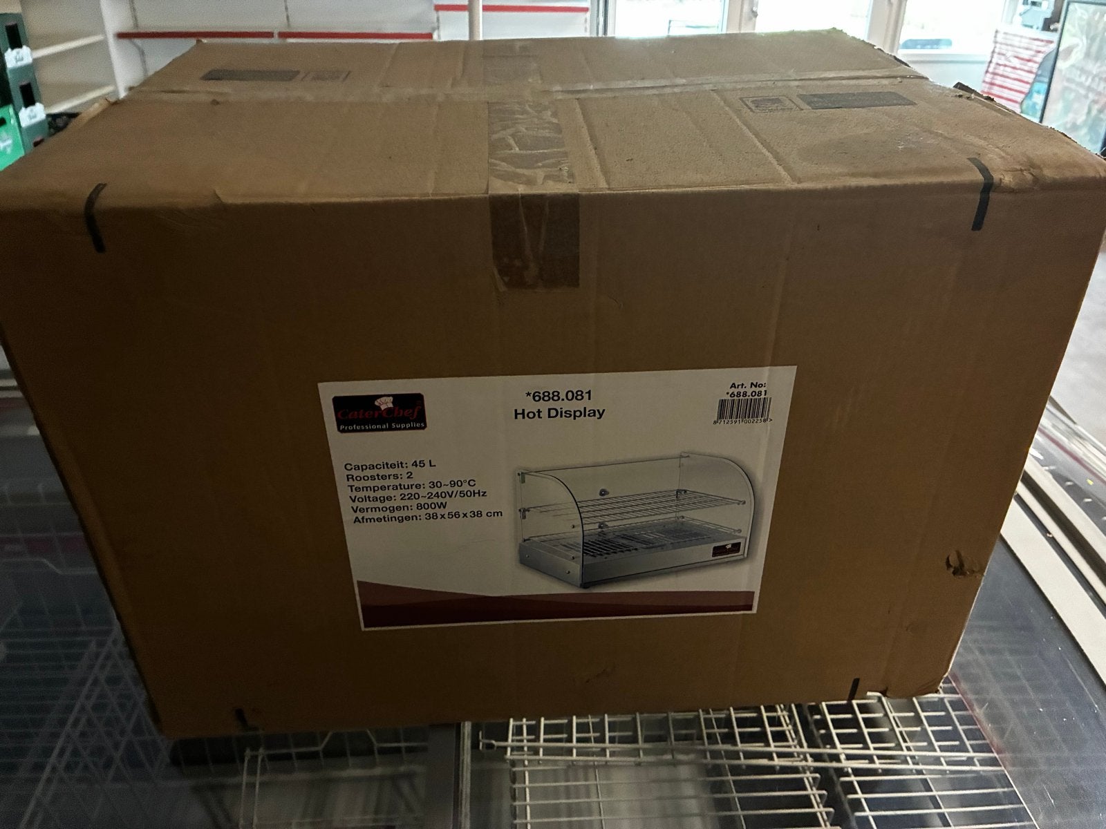 Caterchef Warmhouder - Nieuw in Doos! 45L, 2 Roosters, Witgoed en Apparatuur, Ophalen