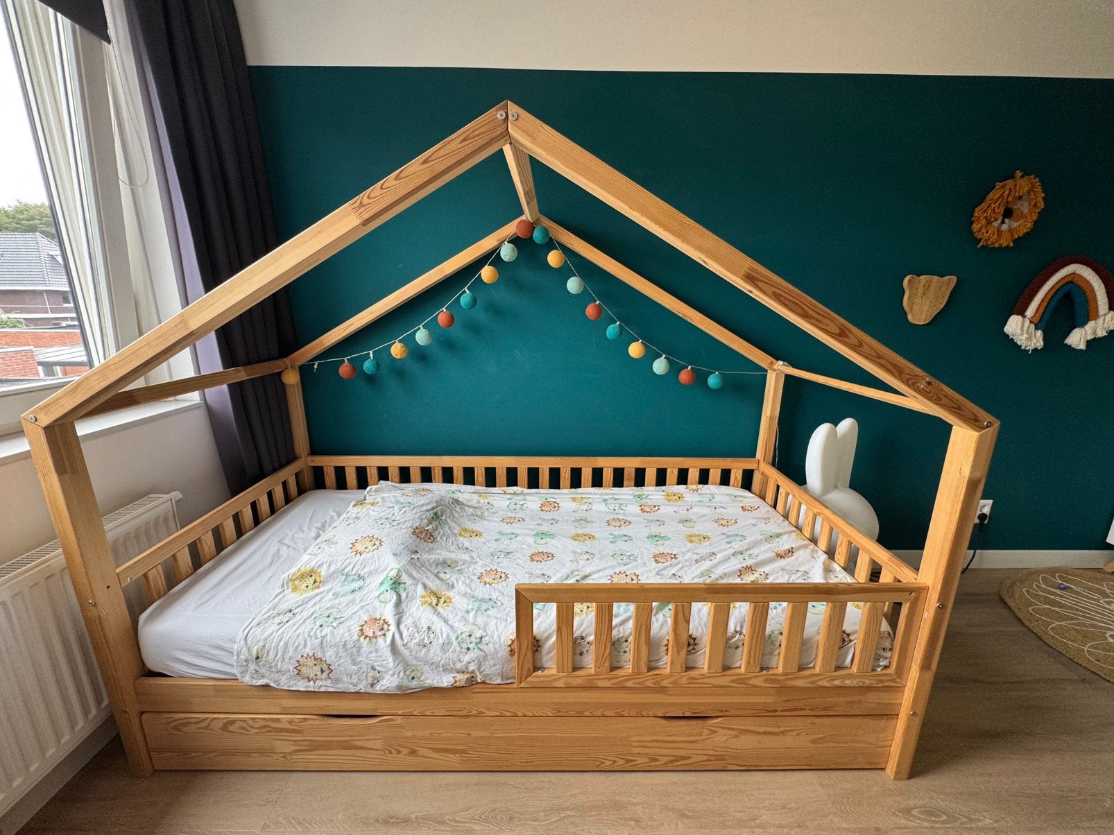 Petit Puk KICK bed, 85 tot 100 cm, Zo goed als nieuw, 180 cm of meer, Ophalen