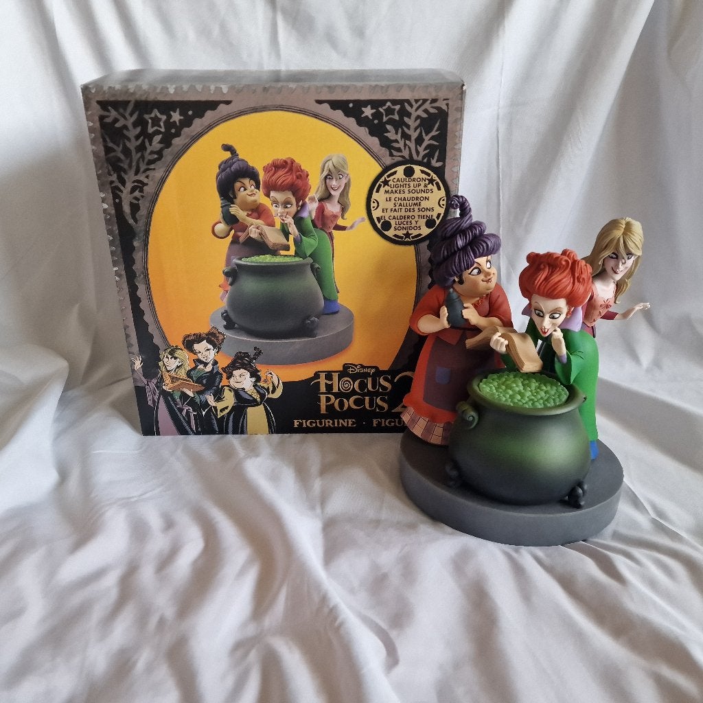 Hocus Pocus 2 Sanderson Sisters light-up Halloween figurine, Ophalen of Verzenden, Overige figuren, Nieuw, Beeldje of Figuurtje